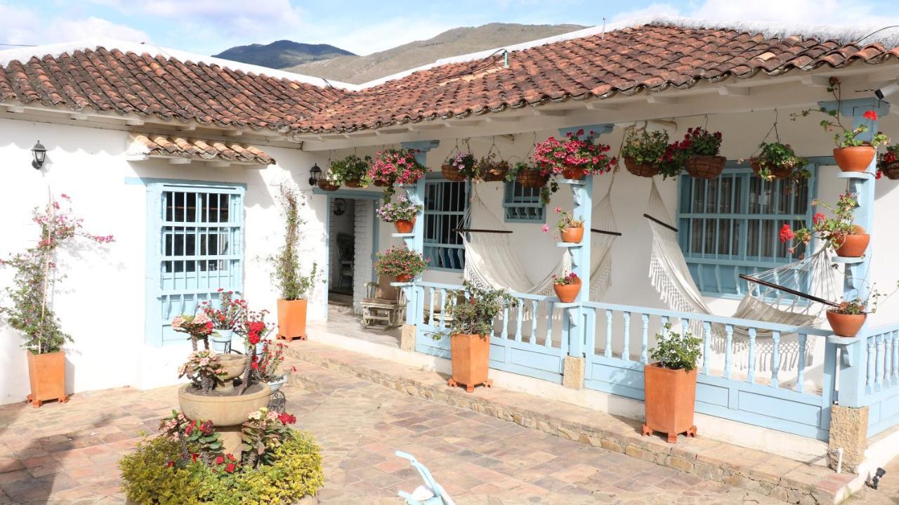 Casa Hotel Santa Helena Boutique Villa de Leyva Eksteriør bilde